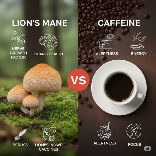 Lion’s Mane vs. Caffeine: Why One Gives You Focus Without the Crash