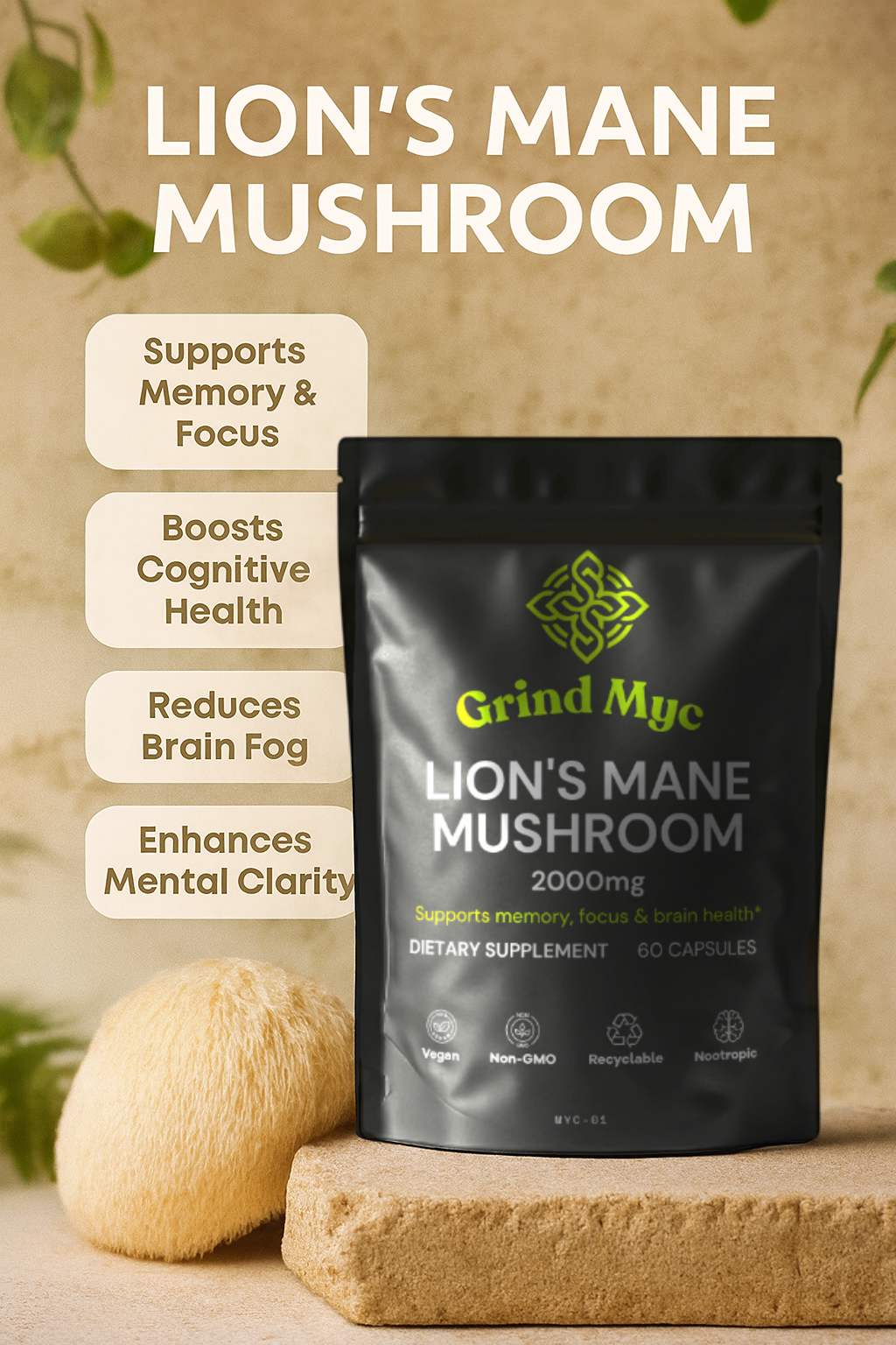 Lion's mane Mushroom